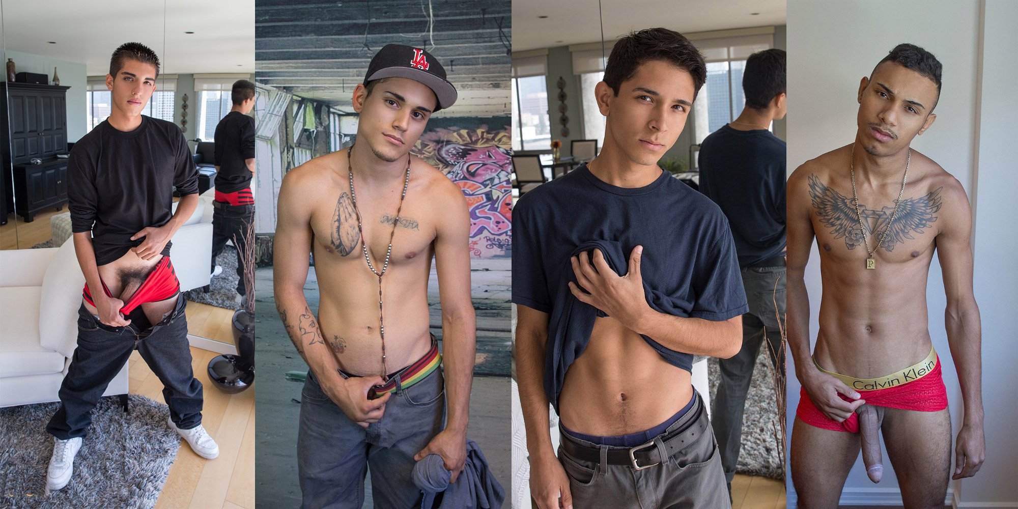 Photo of naked modeling Latino guys
